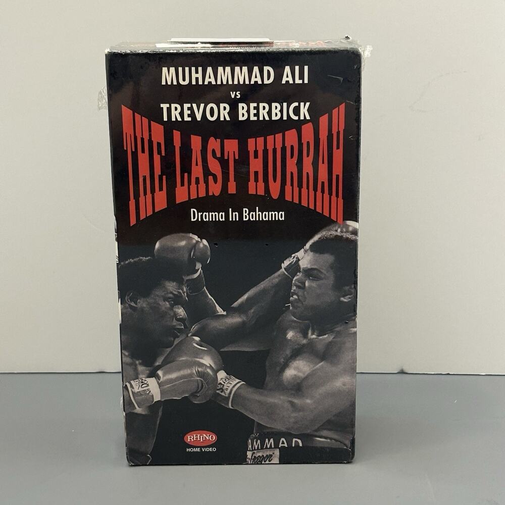 Muhammad Ali vs Trevor Berbick VHS The Last Hurrah Drama In Bahama (1998) NEW